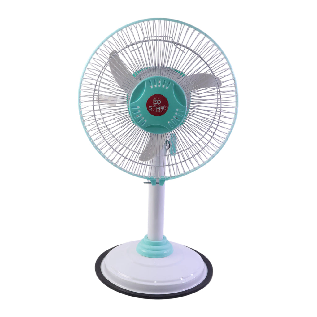 12v Dc Hybrid Pedestal Table Fan With Plug And Play Iec C13 Power Cable