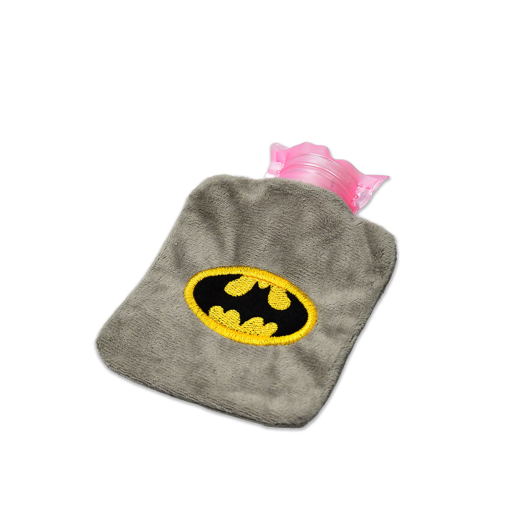 6505 Batman Small Hot Water Bag With Cover For Pain Relief Neck Shoulder Pain And Hand Feet Warmer Menstrual Cramps.